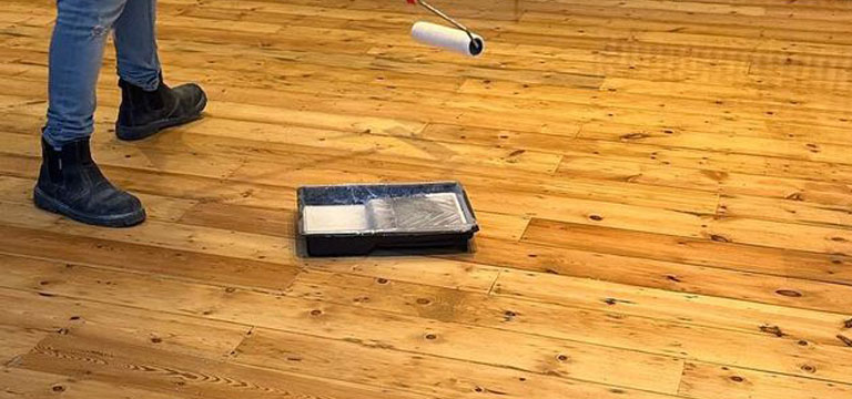 Wooden Kitchen Floor Restoration Repair London